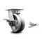 Service Caster 5 Inch Kingpinless V Groove Semi Steel Wheel Caster with Brake and Swivel Lock SCC-KP30S520-VGR-SLB-BSL - alternate 1